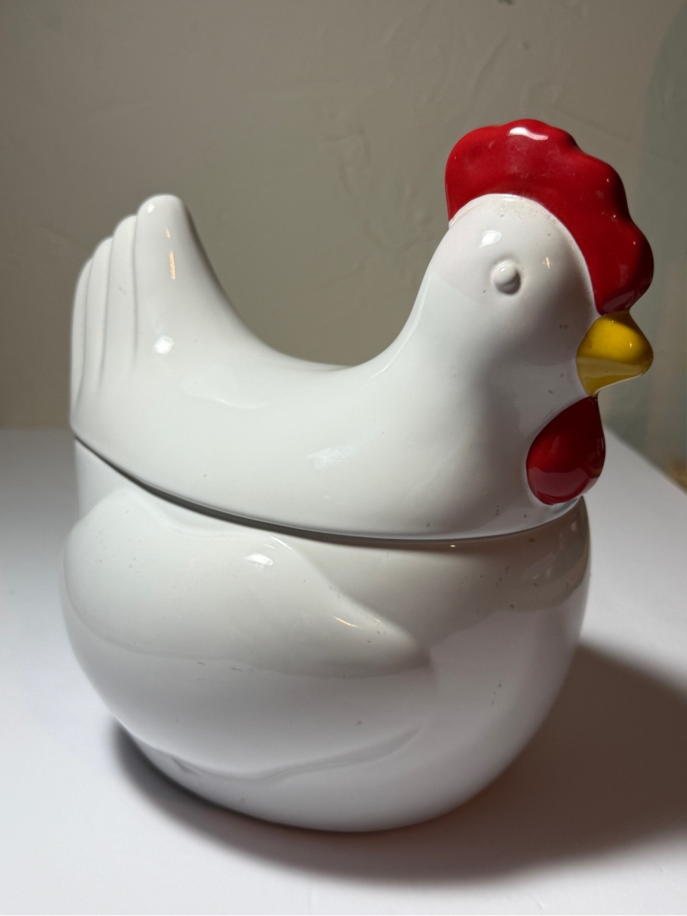 NWT Food Network Stoneware Chicken Cookie Jar 10”